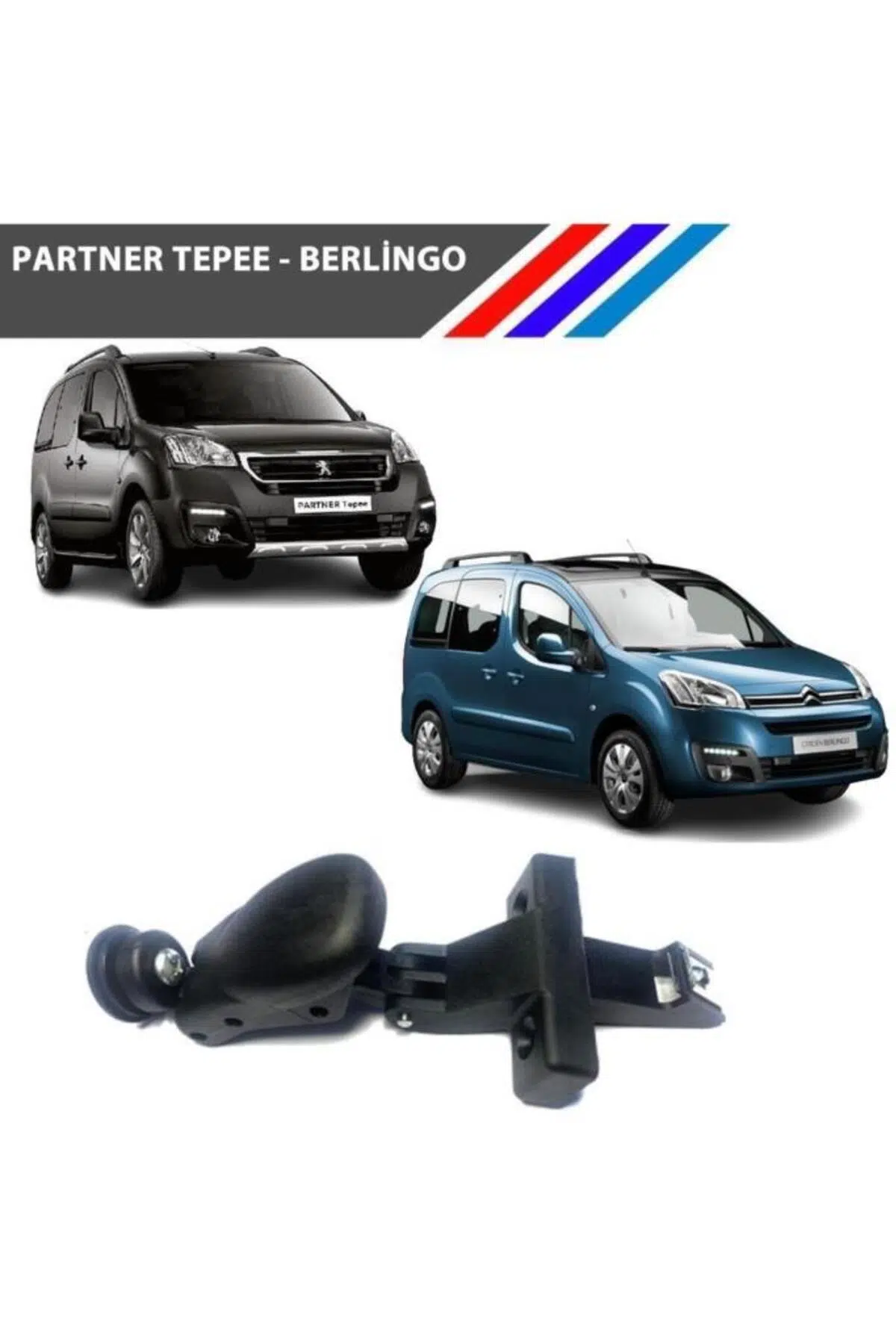 Peugeot Partner Tepee Yan Sürgülü Kapı Cam Açma Mandalı 858255