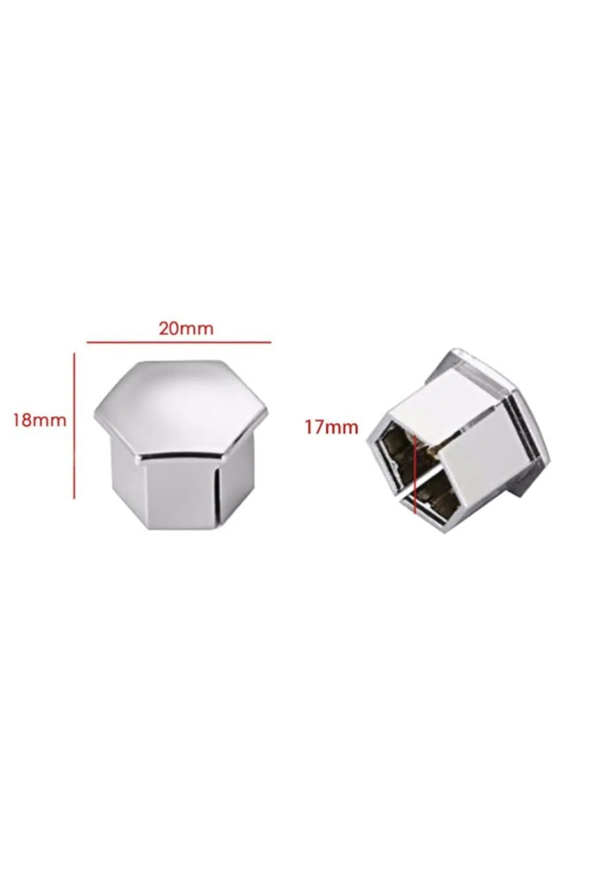 Peugeot ve Citroen Çelik Jant Krom Bijon Kapagi 17 Mm Bijon 10 ADET 1611818780 Peugeot ve Citroen Çelik Jant Krom Bijon Kapagi 17 Mm Bijon 10 ADET 1611818780