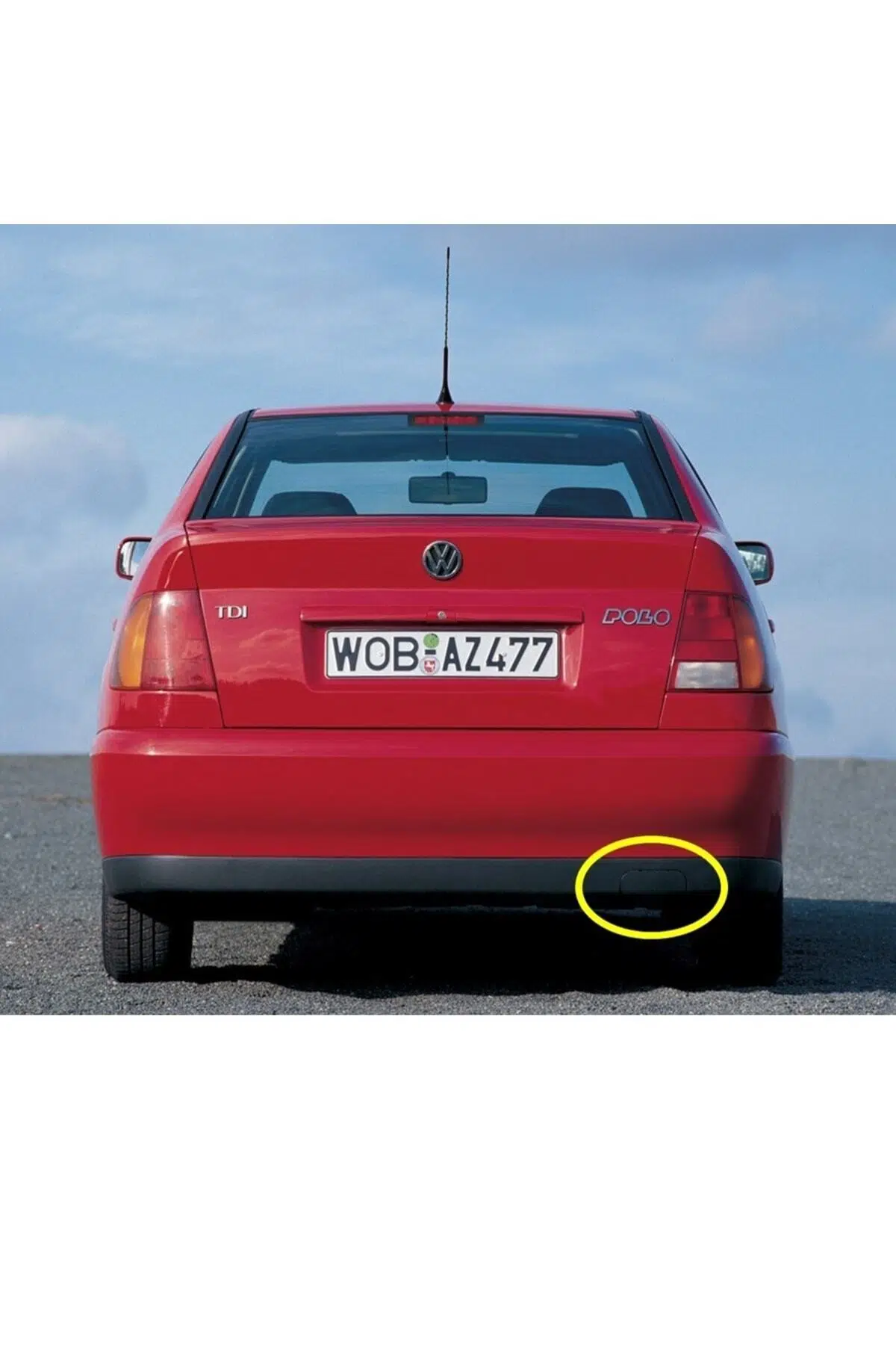 Vw Polo Classic 1996-2002 Arka Tampon Çeki Çekme Demiri Kapağı 6k5807441a Vw Polo Classic 1996-2002 Arka Tampon Çeki Çekme Demiri Kapağı 6k5807441a