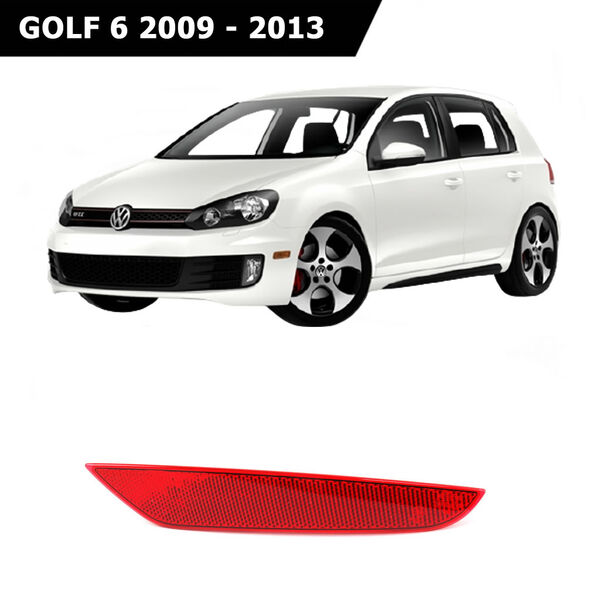 Volkswagen Golf 6 Arka Tampon Reflektörü Sağ 2009 2013 5K0945106G