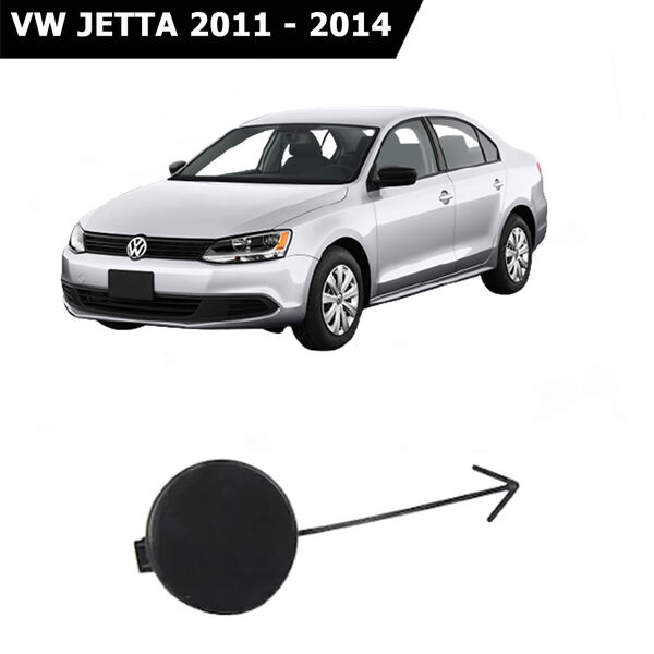 Volkswagen Jetta Ön Tampon Çeki Demir Kapağı Siyah 2011 - 2014