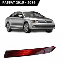 yerli üretim - Volkswagen Passat Arka Tampon Reflektörü Sol 2015 - 2019