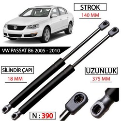 yan sanayi - VOLKSWAGEN PASSAT BAGAJ AMORTİSÖR TAKIMI YAN SANAYİ 2005 - 2010