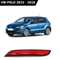 yerli üretim - Volkswagen Polo Arka Tampon Reflektörü Sol 2015 2018 6R0945105B yerli üretim - Volkswagen Polo Arka Tampon Reflektörü Sol 2015 2018 6R0945105B