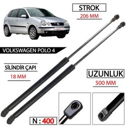 yan sanayi - VOLKSWAGEN POLO BAGAJ AMORTİSÖR TAKIMI YAN SANAYİ 2003 - 2009 yan sanayi - VOLKSWAGEN POLO BAGAJ AMORTİSÖR TAKIMI YAN SANAYİ 2003 - 2009