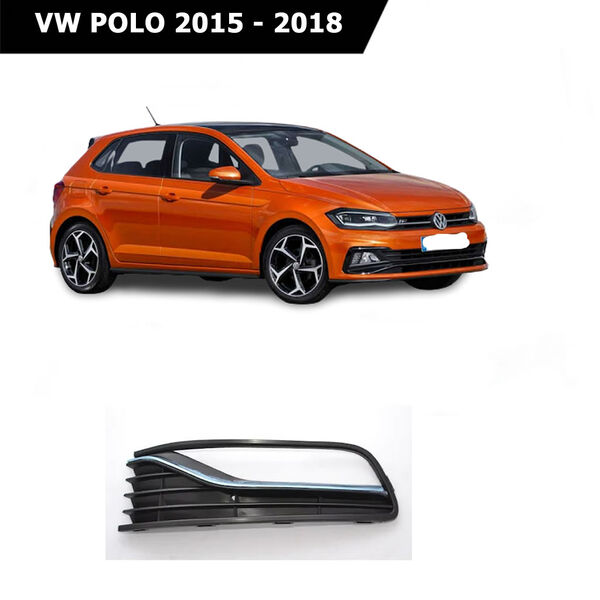 VW Polo Sol Sis Far Çerçevesi Sisli Kromlu 2015 - 2018 6C0854661C